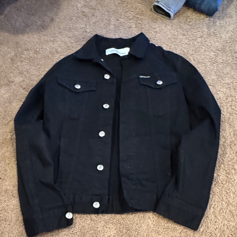 CK Black Denim Jacket sm